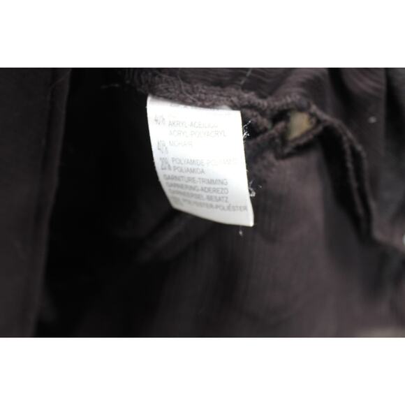 Y2K 90s Vtg Rene Derhy Sweater top Brown Size 6/8 Brown Lace Mohair Hippie Boho - Picture 5 of 6